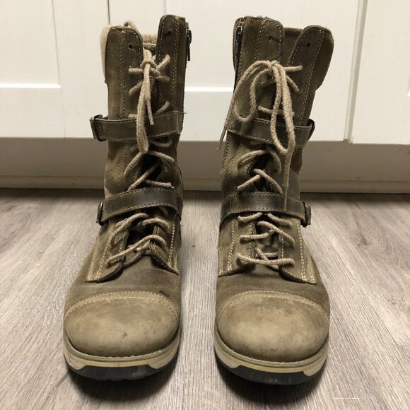 L.L. Bean Women's Size 8 Park Ridge All Weather Boots Waterproof Olive Green - Picture 7 of 10